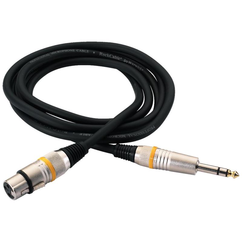 RockCable Microphone Cable - XLR (male) / TRS (6.3